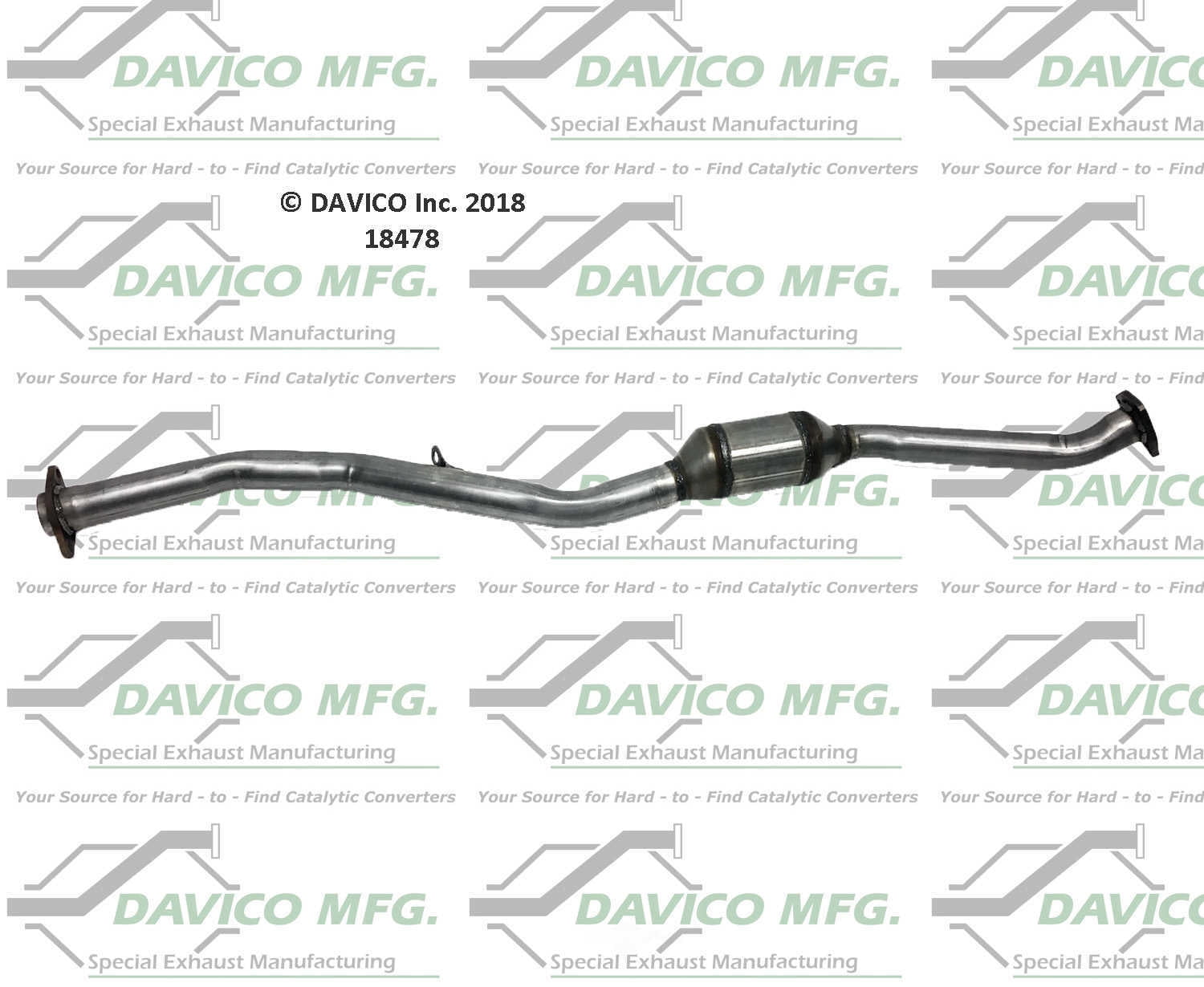 Davico Mfg 18478 Direct-Fit Catalytic Converter