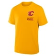 thumbnail image 4 of Men's Fanatics Gold Calgary Flames Crash The Net Legacy T-Shirt, 4 of 5