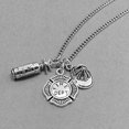 thumbnail image 5 of Jiaroswwei Unisex Fire Extinguisher Shape Pendant Chain Necklace Firefighter Jewelry Gift, 5 of 7