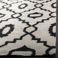 thumbnail image 3 of Safavieh Dhurries Guliana Geometric Wool Area Rug, Ivory/Black, 5' x 8', 3 of 8