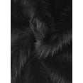 thumbnail image 7 of DARING DIVA Women's Faux Fur Long Sleeve Fleece Coat with Pockets XL Black, 7 of 7
