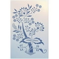 thumbnail image 2 of Blue Danube 1 Stencil - Blue Onion Style Flower Floral Arrangements Bouquet Colonial Romantic DIY Vase Pitcher Decor Painting Gifts Crafts Laser Cut Mylar Reusable Templates - The Artful Stencil, 2 of 6