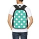 thumbnail image 4 of Fotbe Teal Turquoise And White Polka Dot Mochila para Hombre y Mujer - Tela Oxford 600D Resistente - Mochila Impermeable de Gran Capacidad para Escuela, Viajes y Senderismo, 4 of 6