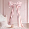 thumbnail image 6 of 1PC Large Satin Bow Decor, Giant Coquette Bow for Valentine's Day, Birthday & Wedding Backdrop, Wall Hanging Party Decoration, 6 of 9