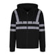 thumbnail image 4 of pstuiky manga larga para hombre, Chaqueta informal de manga larga con cremallera y capucha para hombre, con bolsillos y estampado top de hombre xl, 4 of 4