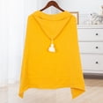 thumbnail image 5 of Four-layer cotton gauze hooded cloak tassel bath towel beach children's bathrobe, 5 of 5