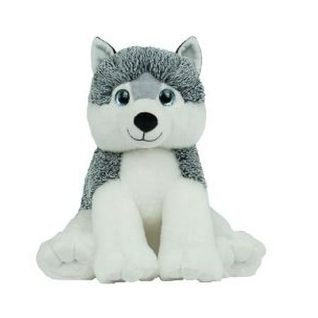 Make Your Own Stuffed Animal 16" "Satin Husky" No Sew - Kit With Cute