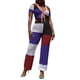 thumbnail image 2 of VISgogo, camisetas y pantalones de manga corta tejidos para mujer, ropa de verano con vendaje frontal en la cintura elástica a juego de colores VISgogo moda, 2 of 5