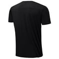thumbnail image 4 of IYTR Mens Athletic Shirts Summer Comfy Solid Color Fashion Short Sleeve T Shirts Pullover Crewneck Casual Quick Dry Fintness Sports Shirts Black XXL, 4 of 4