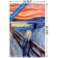 thumbnail image 3 of The Scream by Edvard Munch Wall Poster, 14.725" x 22.375", 3 of 4
