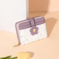 thumbnail image 4 of FALAN MULE Small Wallet for Women Rfid Bifold Vegan Leather Card Holder Wallet With Zipper Pocket, 4 of 6