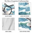 thumbnail image 4 of luoweisi Men's Beach Shorts Quick Dry Swim Trunks with Mesh Lining Seagull XL, 4 of 5