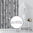 thumbnail image 4 of Extra Long Shower Curtain 84 inch Length, Modern Minimalist Shower Curtain Set for Bathroom, Water Resistant Polyester Fabric Machine Washable, 4 of 6