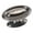 Black, variant on Hickory Hardware Altair Collection Knob, 1-3/4" X 1-1/8" Oval - Black Nickel Vibed