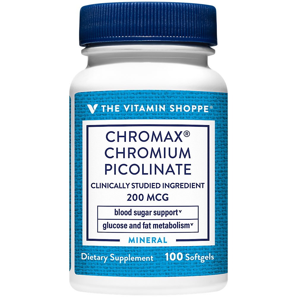 The Vitamin Shoppe Chromax Chromium Picolinate 200MCG, Clinically