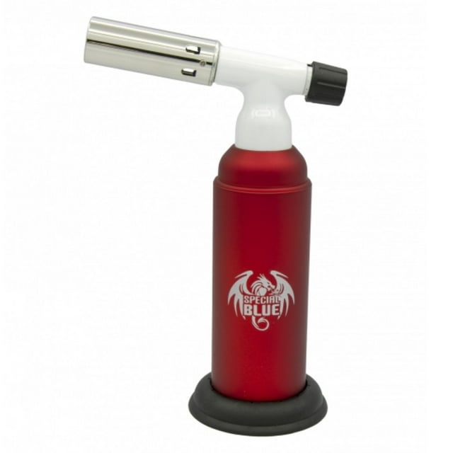 Soplete Monster 1 flama con regulador de flama y seguro Recargable Special Blue Butane Torch Monster Single 1 Flama Soplete