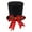 Black2, variant on Christmas Clearance Godlen Star, Warm White Light Hollow Star Carousel Tree Topper Christmas Tree
