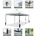 thumbnail image 5 of Pop Up Canopy 10x20 pop up canopy tent Folding Protable Ez up Canopy party Tent Sun Shade Wedding Instant Better Air Circulation Outdoor Gazebo with Backpack Bag, 5 of 7