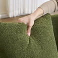 thumbnail image 5 of Green Modular Chenille Couch with Full Compression Sponge, 900 lbs., 5 of 11
