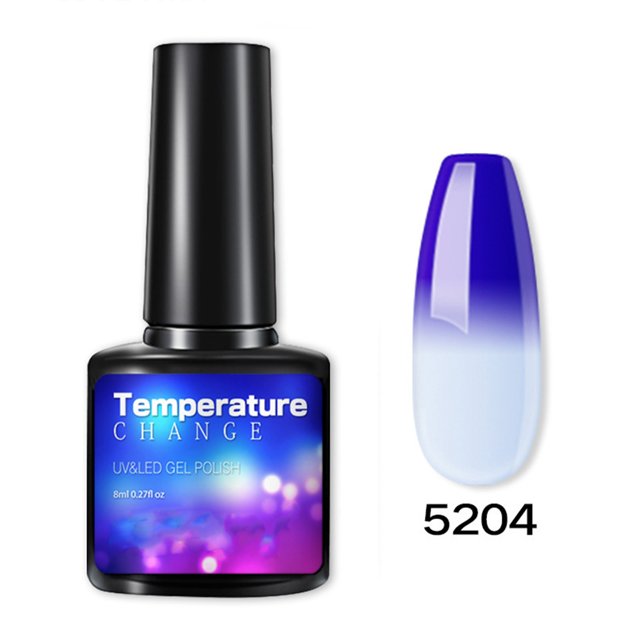 WIFKLSIIPG 8ml Color Changing Gel for Long Lasting Removable Gradient No Irritation to Nails and Skin
