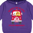 thumbnail image 3 of Inktastic Fire Truck 3rd Birthday Boy Toddler Hoodie, 3 of 4