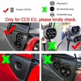 thumbnail image 3 of Silicone Car Charging Port Waterproof Cover Charger Hole Protector Dust Cover Cap for Tesla Model 3 2017 - 2020 Model Y CCS EU, 3 of 4