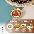 thumbnail image 3 of Uxcell Mini Stainless Steel Sauce Dish, Round Seasoning Bowls for Dipping Sauces and Condiments Gold, 3 of 7