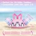 thumbnail image 4 of Gogokids Children's Life Jacket, EPE foam Pink Penguin, 2-6 Years, 4 of 7
