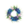 thumbnail image 2 of Spring-Themed Artificial Tulips Wreath | Colorful Plastic Door & Wall Hanging Decor | 35x35cm Floral Wreath for Home & Garden, 2 of 6