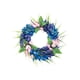 thumbnail image 2 of Anillo De Plástico Corona de tulipanes artificiales de plástico multicolor de 35 cm para colgar en la puerta,con marco de ratán (multicolor,1 pieza). Rkxzt, 2 of 8