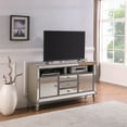 thumbnail image 2 of Limonite Modern Silver Mirrored Wood TV Stand, 2 of 3