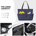 thumbnail image 3 of Easygdp Purple and Blue Squares Bolsa de Viaje de Playa de Gran Capacidad, Bolsa Tote Perfecta para la Playa, Escapadas de Fin de Semana y Viajes, 3 of 7