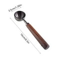 thumbnail image 3 of Coffee Spoon Stainless Steel Wooden Handle Coffee Measuring Spoon Tea Spoon Baking Scale Measuring Spoon Milk Powder Auxiliary Food Spoon Seasoning Measuring Spoon, 3 of 6