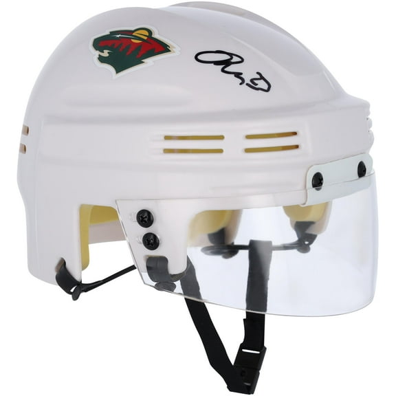 Marco Rossi Minnesota Wild Autographed White Mini Helmet - Fanatics Authentic Certified