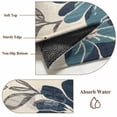 thumbnail image 6 of 3'x5' Area Rugs, Sage Green Blue Floral Indoor Outdoor Area Rug for Living Room Bedroom, Vintage Beige Botanical Washable Bathroom Rugs Kitchen Floor Carpet Mats Home Decor Aesthetic, 6 of 8