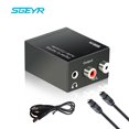 thumbnail image 1 of SGEYR Digital to Analog Audio Converter DAC Digital SPDIF Optical to Analog L/R RCA Converter Toslink Optical, 1 of 8