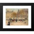 thumbnail image 2 of Jean François Raffaëlli 18x14 Black Modern Framed Museum Art Print Titled - Autumn in Paris, 2 of 5