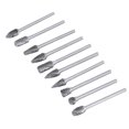 thumbnail image 1 of 10 Piezas De Tungsteno Acero Sólido Carbonado De Carburo Conjunto De Accesorios Kit Accesorios De Archivos De Taladro Con Caja De Almacenamiento Para Madera Metálica De Acero De, 1 of 7