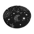 thumbnail image 1 of Disketp Space Galaxy Funda Redonda para Taburete, Funda de Cojín para Silla de Bar Suave y Elástica-14 inch, 1 of 7