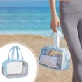 thumbnail image 1 of TopLLC Sacs de Plage Natation Anti-Sable Séparation Sec et Humide Sac de Natation Filet Sac de Plage pour Piscine Sac de Plage Sac Fourre-Tout Sac de Rangement Épicerie Filet de Plage pocket, 1 of 8