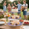 thumbnail image 6 of 3-Tier Acrylic Cupcake Stand Sturdy Dessert Display Cupcake Tower Cupcake Holder for Party Wedding Outdoor Picnic Man and Woman Holding Hands, 6 of 8