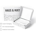 thumbnail image 4 of HAUS AND HUES Funny Bathroom Decor and Bathroom Signs, Funny Bathroom Wall Art and Signs for Bathroom Decor, Black and White Bathroom Decor, Bathroom Unscramble (Framed Black 24"x36"), 4 of 6