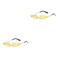 thumbnail image 4 of Qarigey Gafas de sol Flame And Fire Gafas de moda para una apariencia elegante Sin marco Durable Impermeable Transpirable A prueba de viento Type9 NO9, 4 of 6