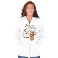 thumbnail image 3 of Stay Golden Doodle Cute Adorable Dog Unisex Fleece Graphic Zip Up Hoodie Brisco Brands 2X, 3 of 5