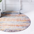 thumbnail image 4 of Rugs.Com Malibu Collection Round Rug ‚Äì 3 Ft Round Multi Low-Pile Rug Perfect For Kitchens, Dining Rooms, 4 of 4