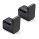 thumbnail image 1 of Toystoory Paquete de 2 perchas montadas en la pared, ganchos para abrigos de baño, almacenamiento colgante, toalleros de aleación de aluminio Juegos de accesorios de baño, 1 of 6