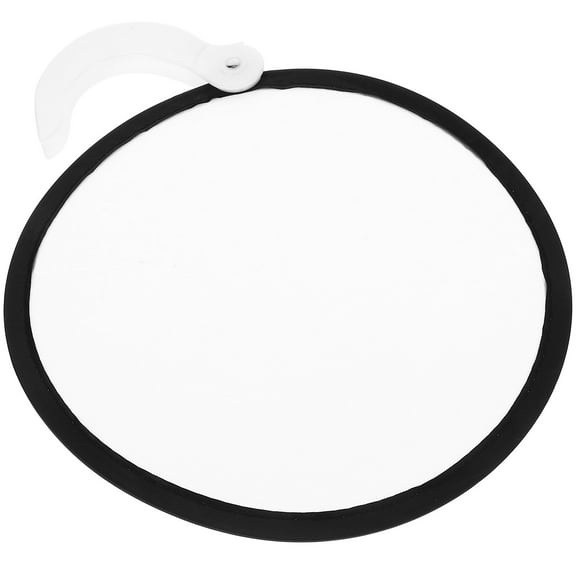 WHAMVOX  Folding Hand Fan Round Easy to Fans Summer Festival