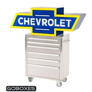 GOBOXES Chevrolet 11-Drawer Chest, Blue and Yellow