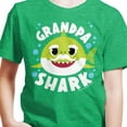 thumbnail image 3 of Baby Shark - Grandpa Shark - Toddler And Youth Short Sleeve Graphic T-Shirt, 3 of 6