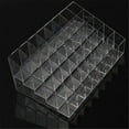 thumbnail image 6 of 24/40 Lattice Trapezoid Plastic Transparent Makeup Display Rack Lipstick Stand Rack Cosmetic Organizer Holder Box High Quality, 6 of 10